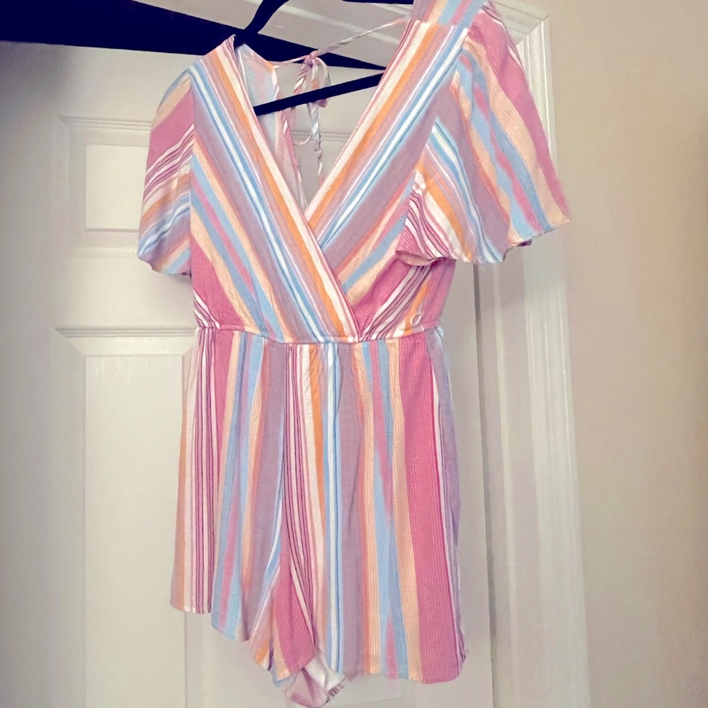 Striped Romper